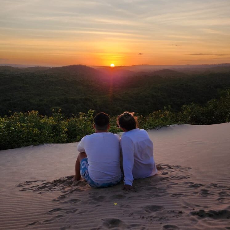 Por do Sol nas Dunas